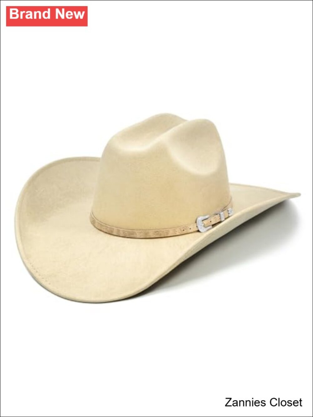 🤠 Shapeable Wide Brim Felt Cowboy Hat Rhinestone Western
